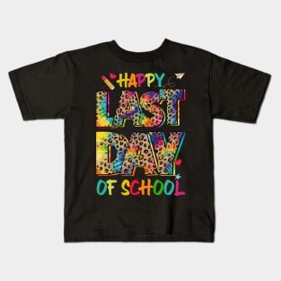 Happy Last Day Of School Shirt Teacher Graduation Gift For Kids Boys Girls Kids T-Shirt